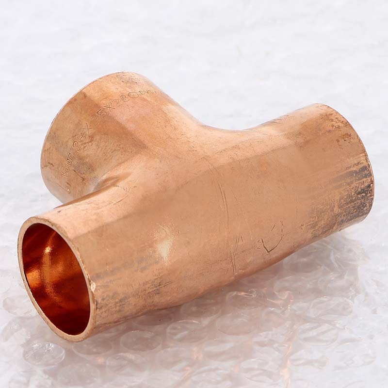 Тройник переходной под пайку 28 х 35 х 28 мм VIEGA медный