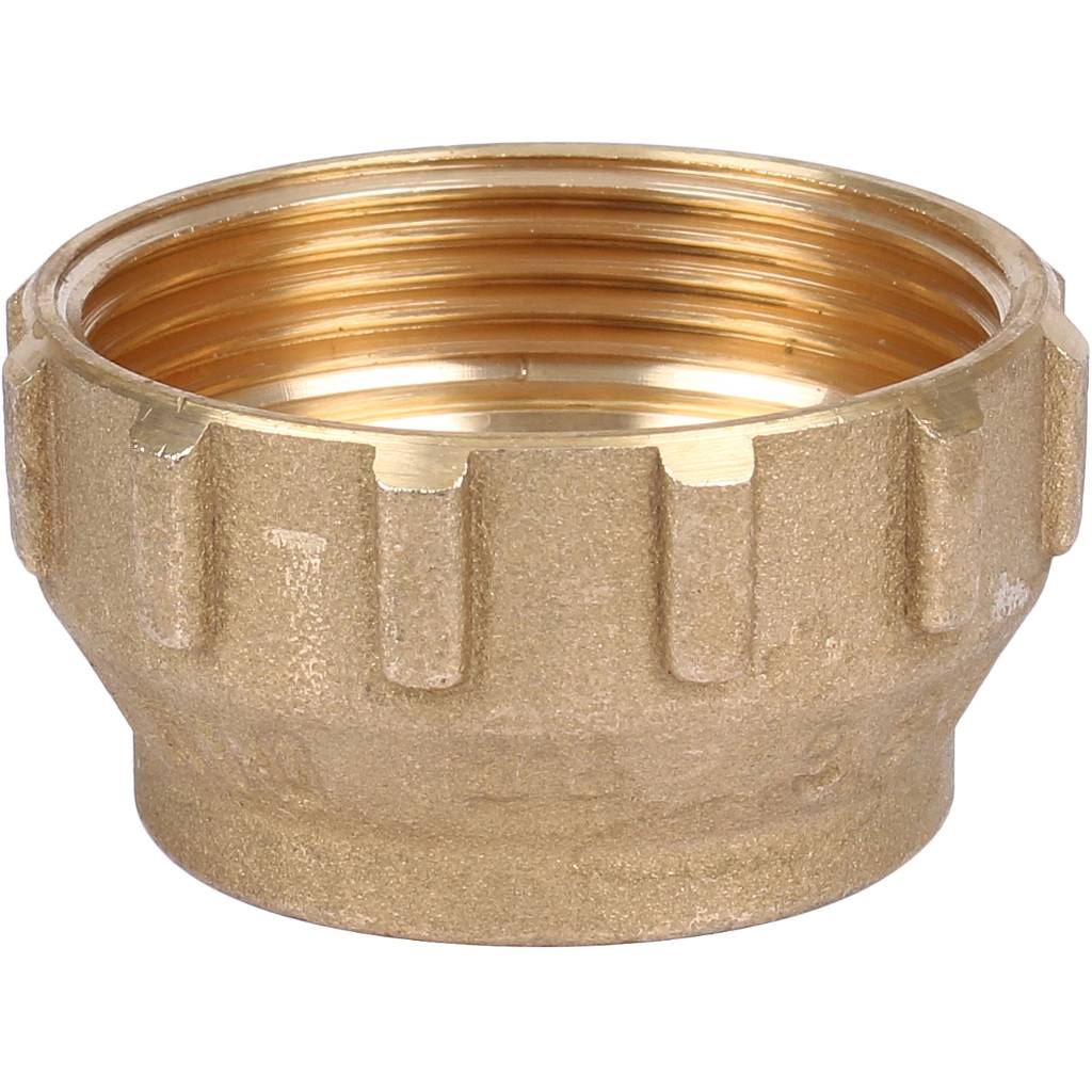 Муфта 32 х 32 мм из латуни для ПНД труб TIEMME