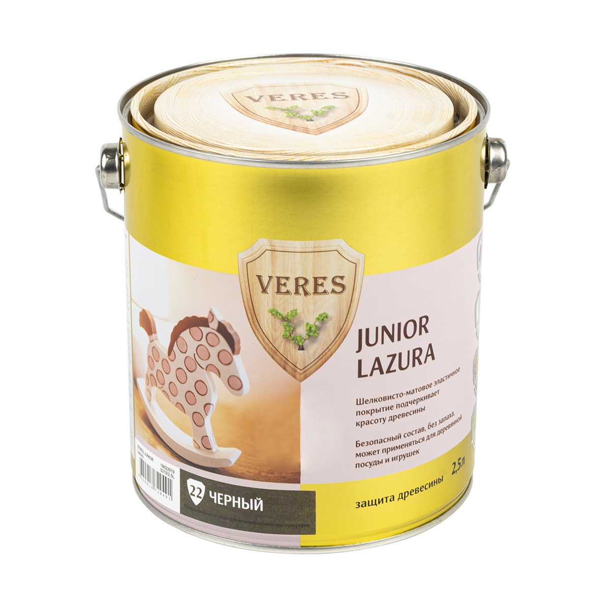 Верес джуниор №22 черный 2,5 л (1/4) "veres"