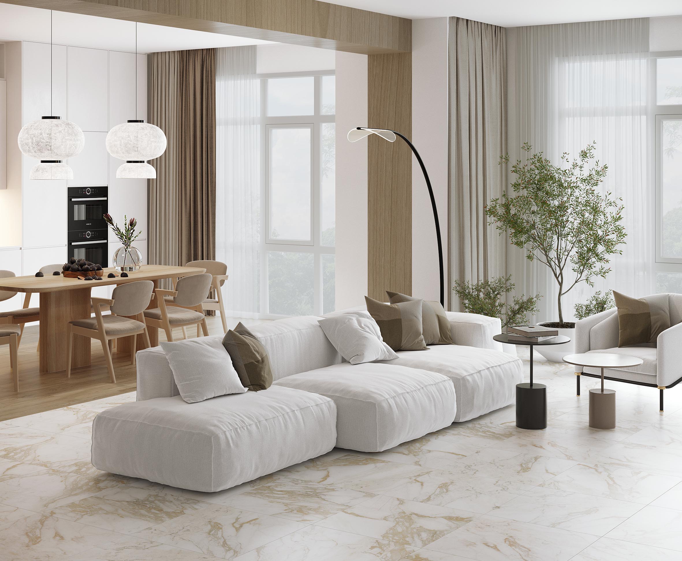 Calacatta oro керамогранит золотой полированный 60x60