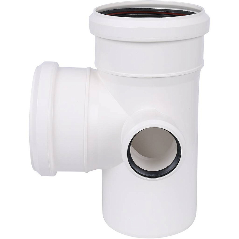 Крестовина 87° двухплоскостная 110 х 110 х 50 мм шумоизол. правая для вн.канализации SINIKON Станда