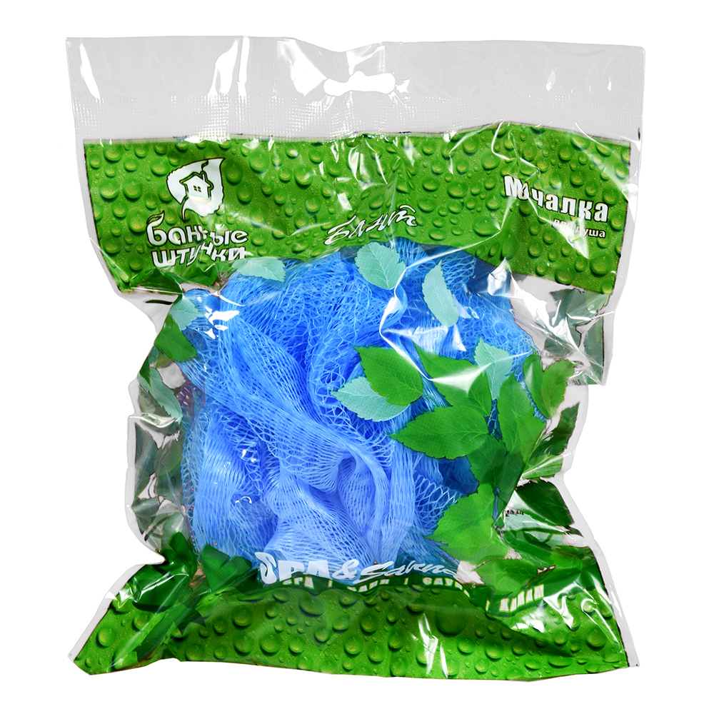 Мочалка-бант d-12 см (20) "банные штучки" 40088