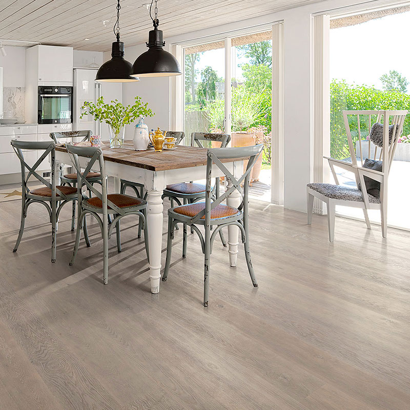 Паркетная доска Karelia Дуб Селект Шадоу Грей масло трехполосный Oak Select Shadow Grey 3S