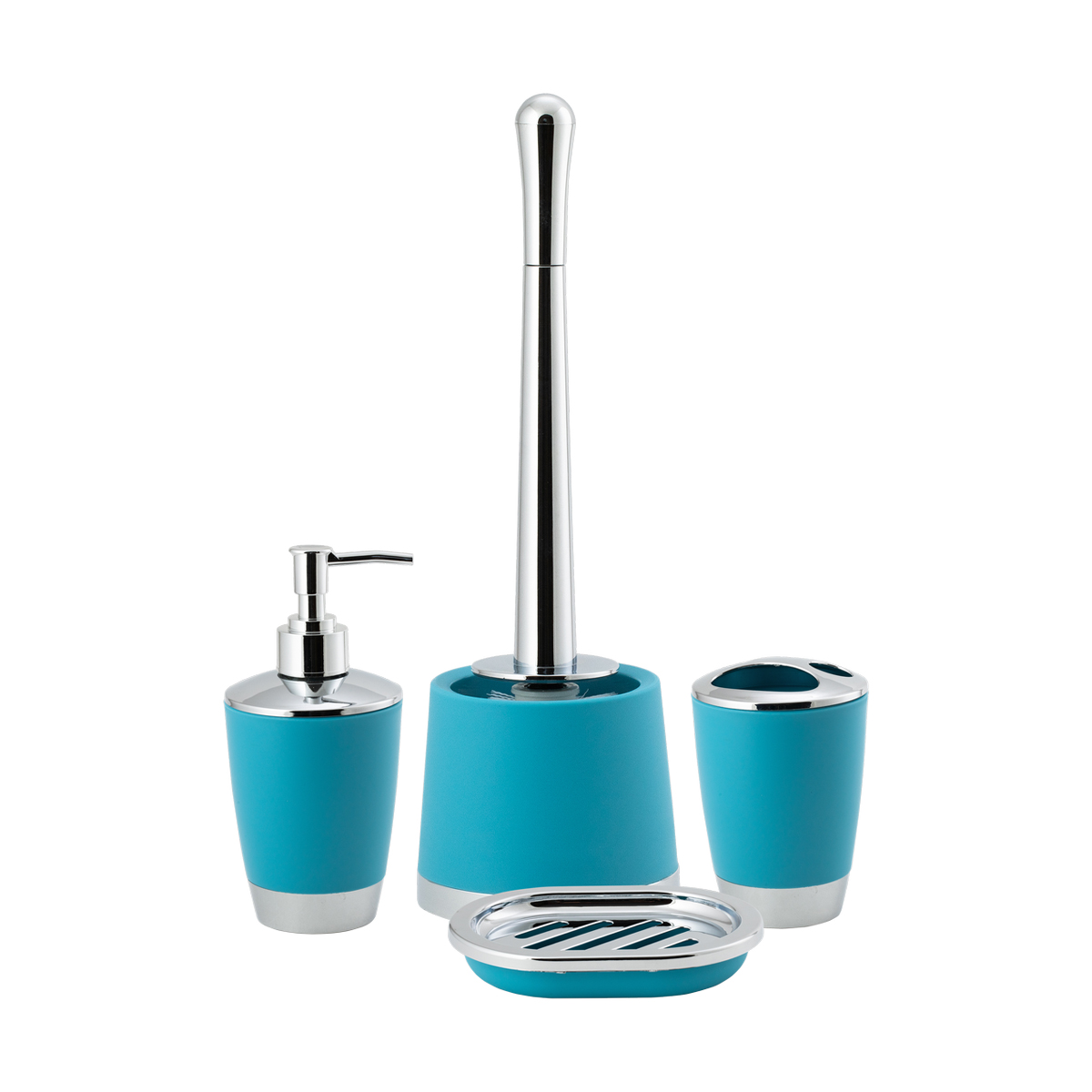 Стакан для ванной комнаты "альма" пласт. (темно-голубой) (1/12) "аквадекор" attp-2100bdb-02