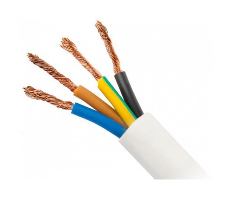 Провод электрический ПВС 4х0,75 медная жила