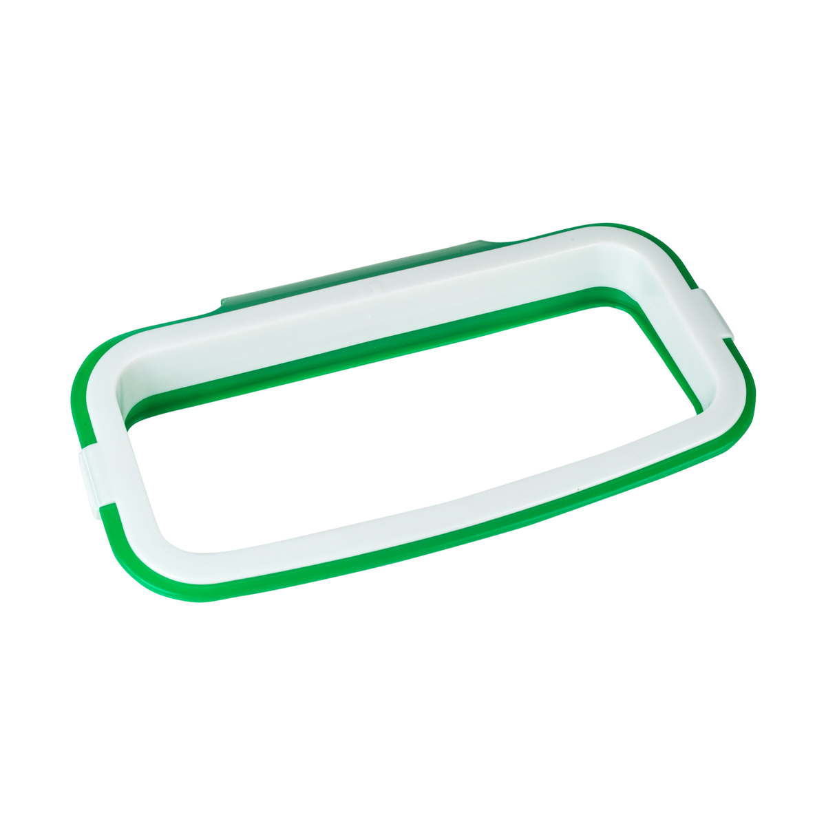 Держатель-рамка мусорного пакета 22*12*3,5 см (зеленый/белый) (1/200) "happi dome" hdb-10923