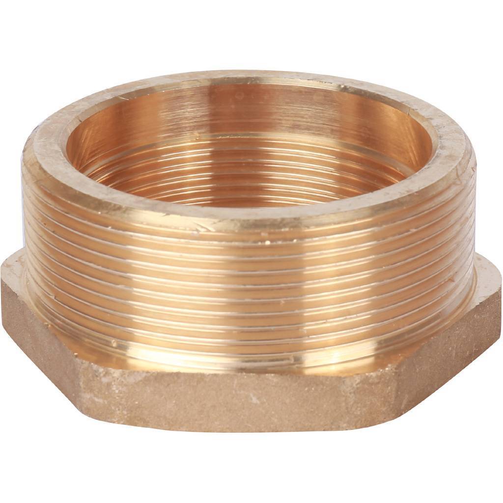 Футорка редукционная НВ 2"1/2 x 2" латунь STOUT