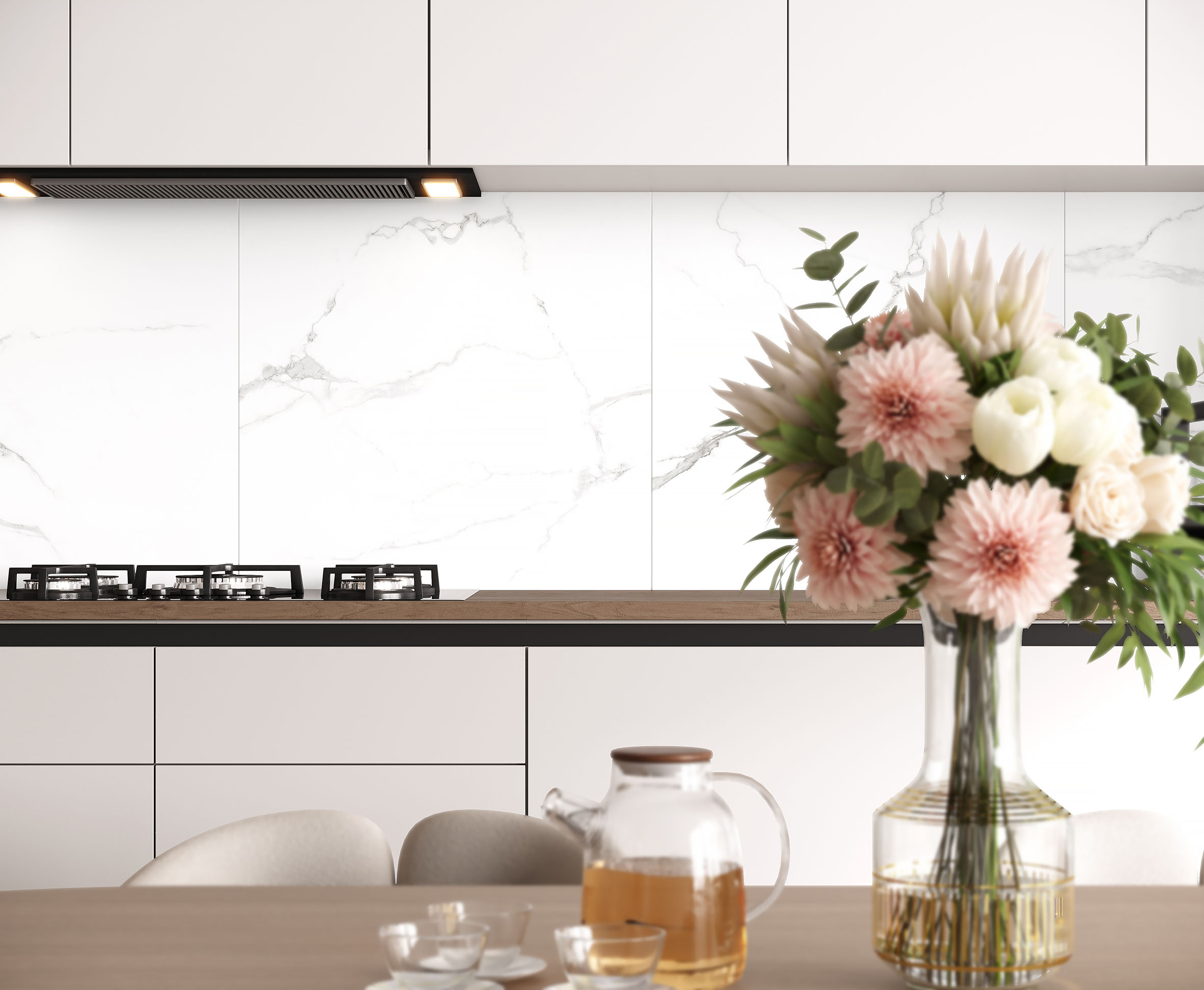 Pristine white керамогранит белый матовый 60x60