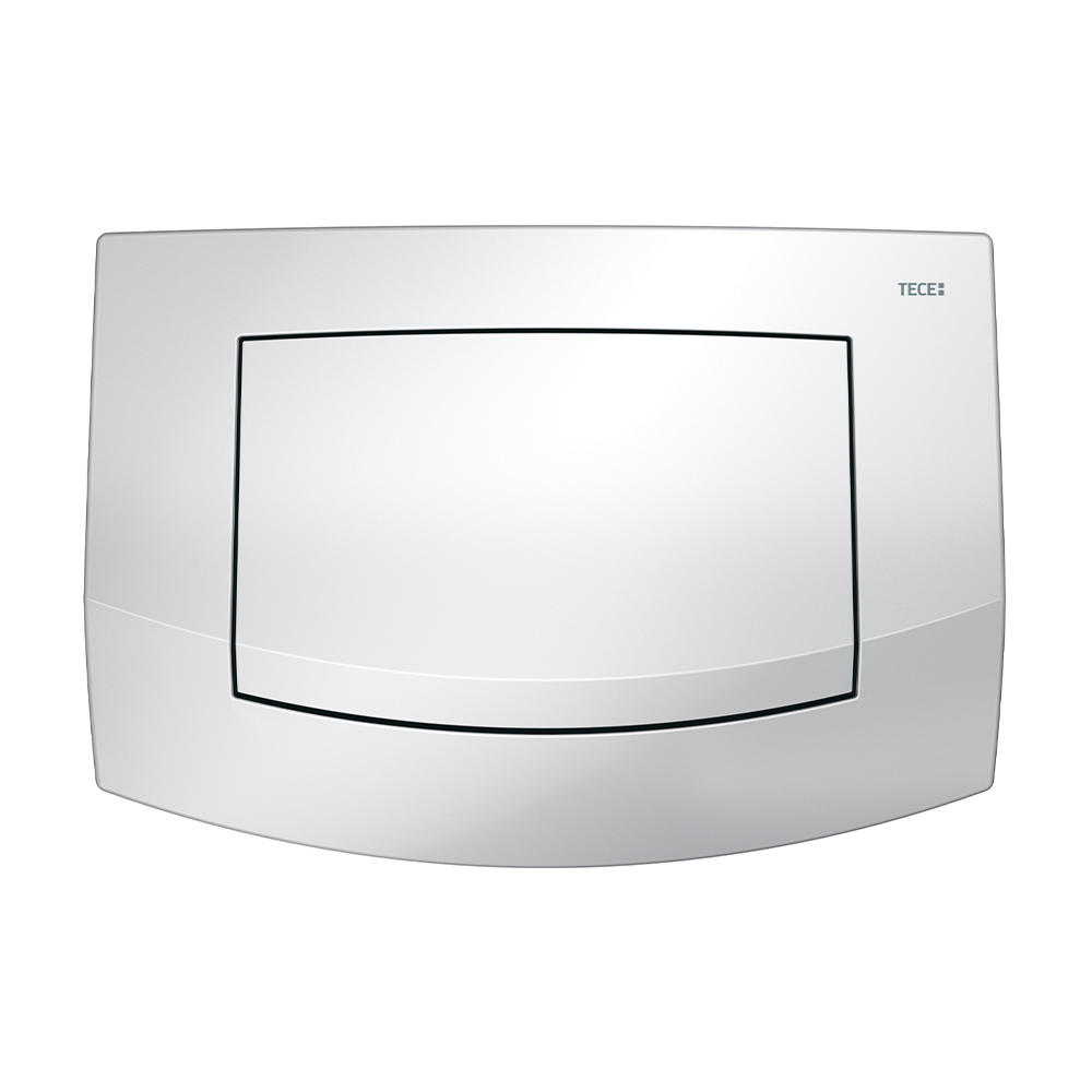 Пластиковая панель смыва TECEambia белая, антибакт. покрытие для инсталляции, 152 x 214 x 22 мм