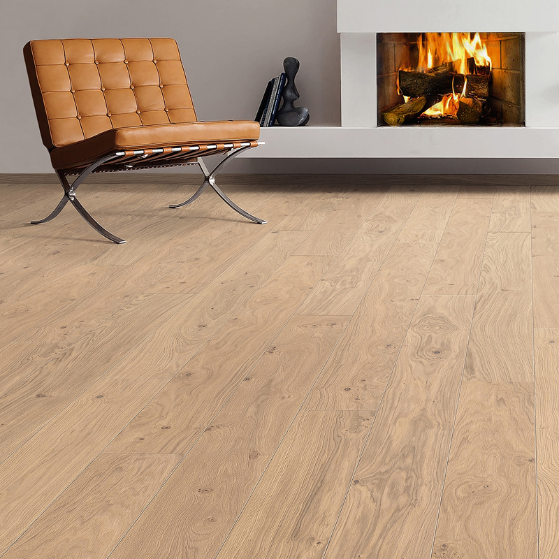 Паркетная доска Haro Series 4000 (5G) 527326 Дуб Белый Маркант брашированный однополосный 4V2200 x 180 x 13.5мм