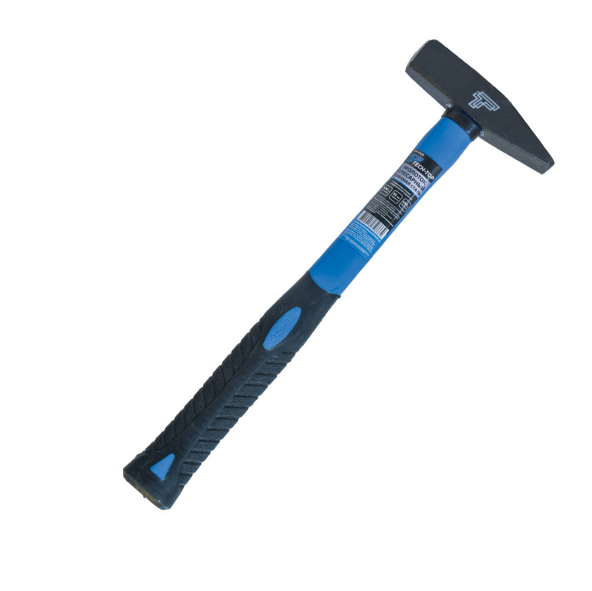 Молоток кованый  "tech-top" пласт. обрезин. ручка 2000 г (1/6/12)  120-2000