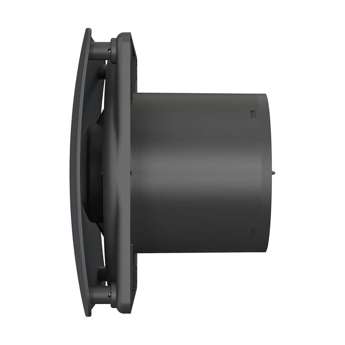 Вентилятор rio 4c matt black осевой с обратным клапаном d100 декоративный (1/15) "diciti"