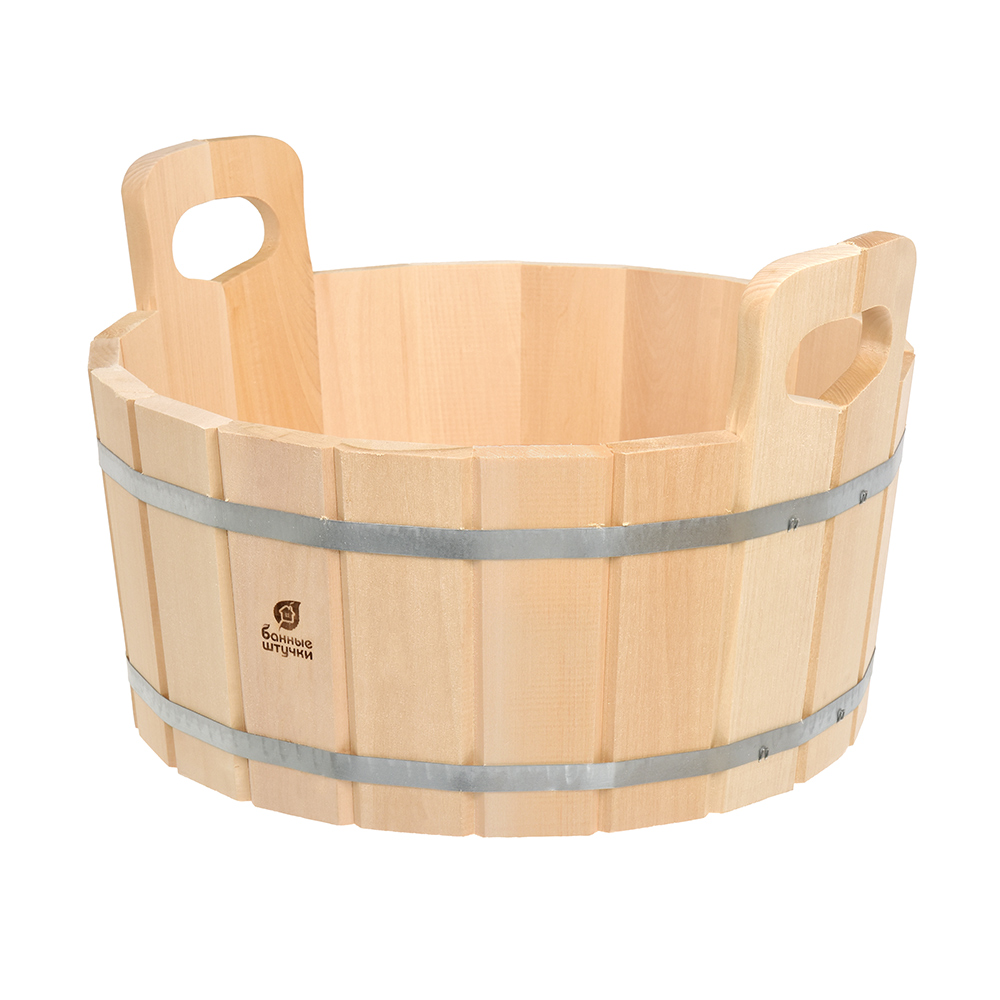 Ушат для бани и сауны 15 л, липа (1) "банные штучки" 3595
