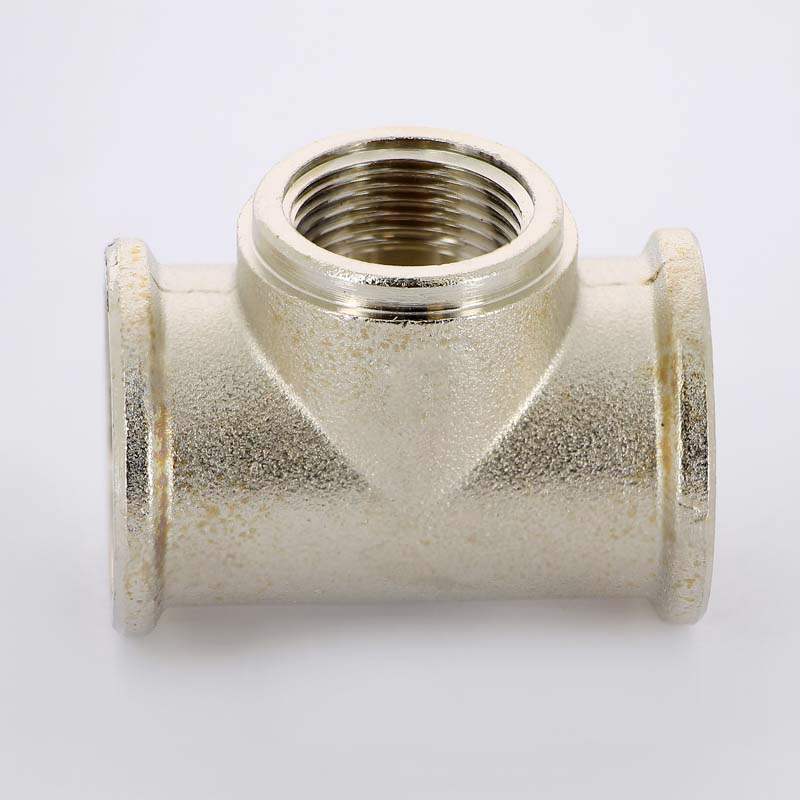 Тройник редукция (ВР) 1" x 3/4" x 1" никель UNI-FITT