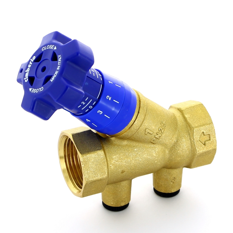 Клапан балансировочный ручной CIM 787OT/2R CIMBERIO 1" В / DN 25, Kvs4 м3/час