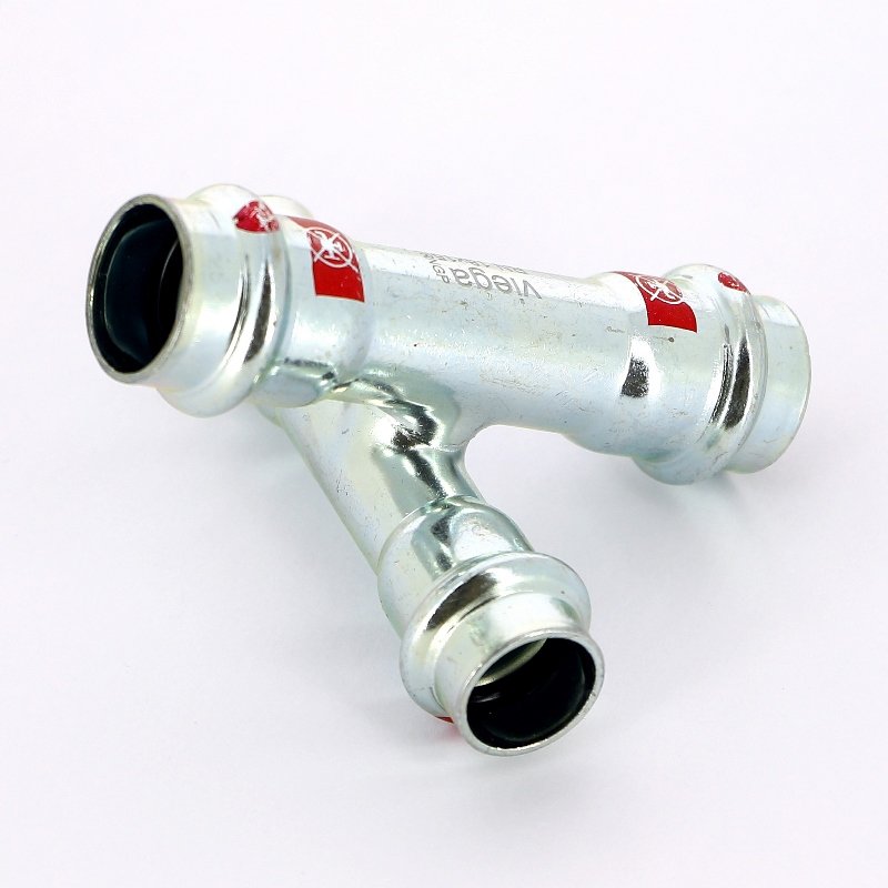 Крестовина пресс 18x15 оцинкованная сталь Prestabo VIEGA