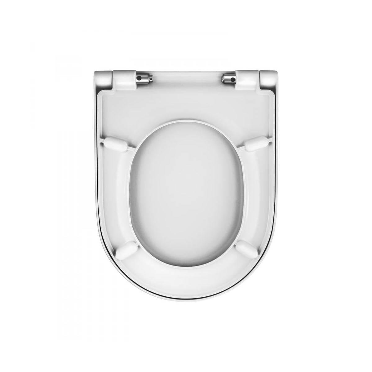 Сиденье для унитаза "geo so" белое, микролифт, крепление металл. (1/5) "berges"