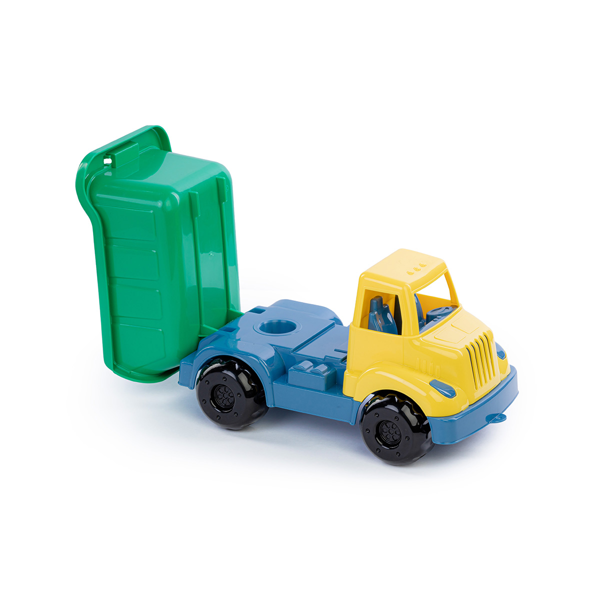 Машинка детская "самосвал" мини (желтая) (1/6) "альтернатива" м6700