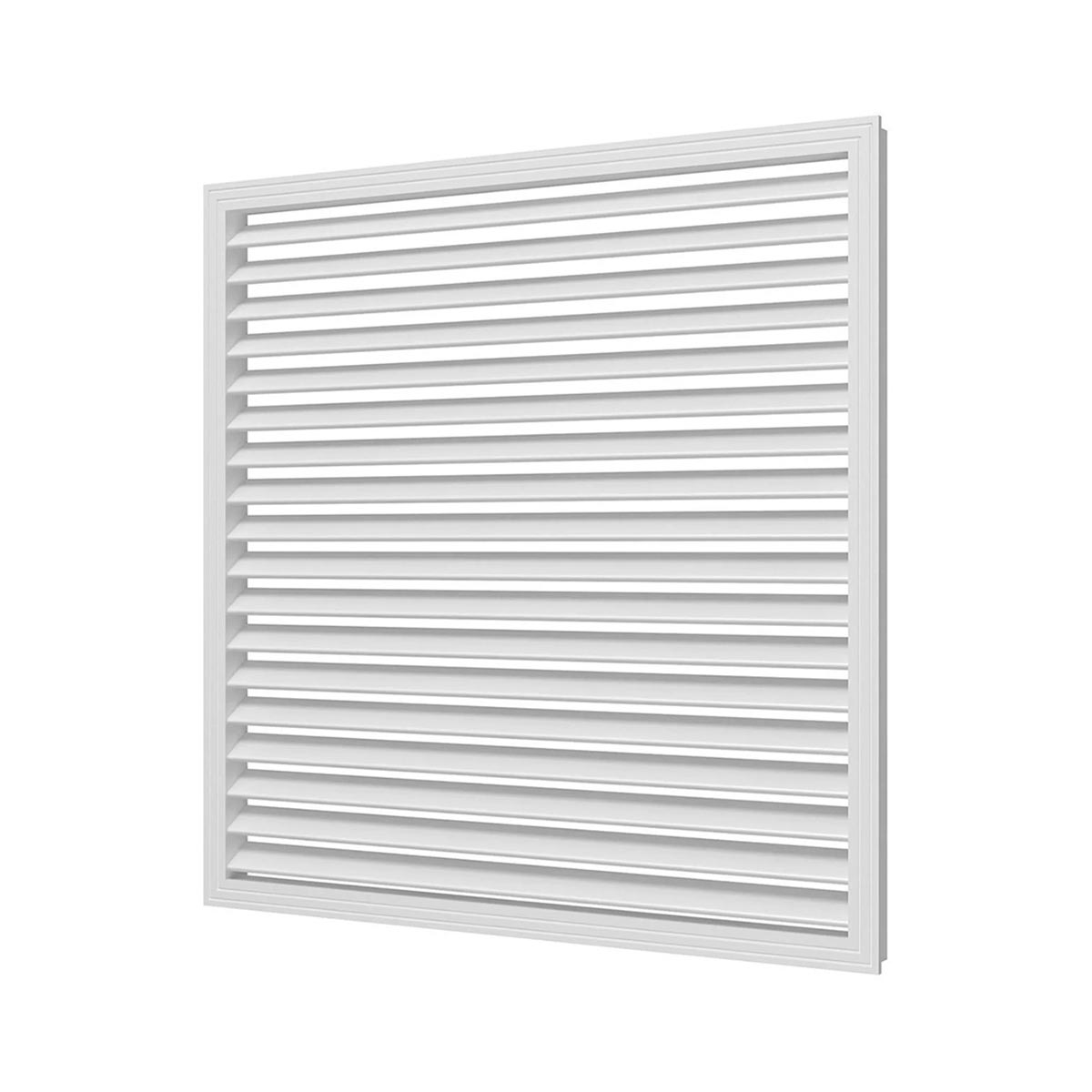 Решетка вентиляц. 600 х 600 мм пласт. белая (1/5) "эра" п6060р