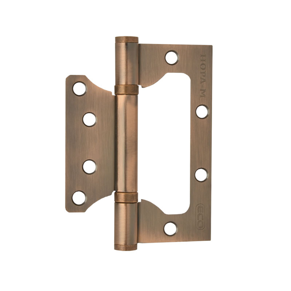 Петля накладн. универс. 800-4" eco (100*75*2,5)  медь (2/100) "нора-м"