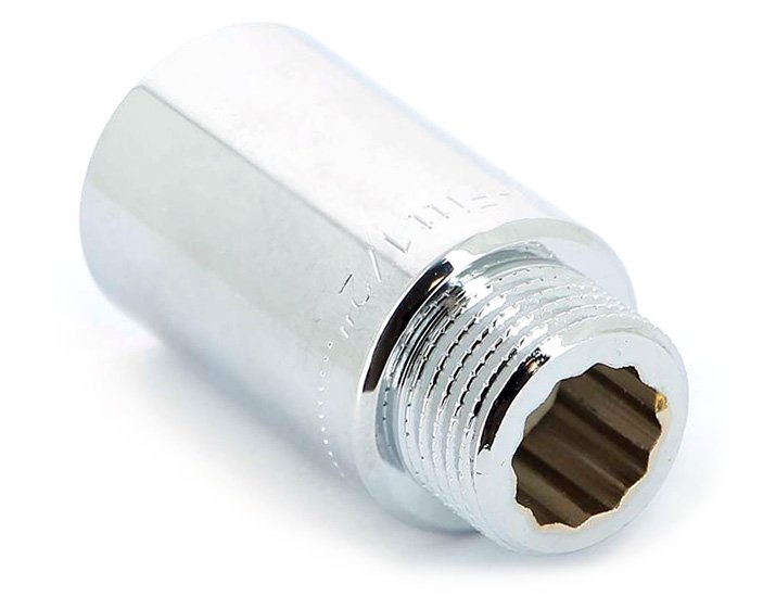 Удлинитель резьбовой ВН 1" x 40 мм хром UNI-FITT