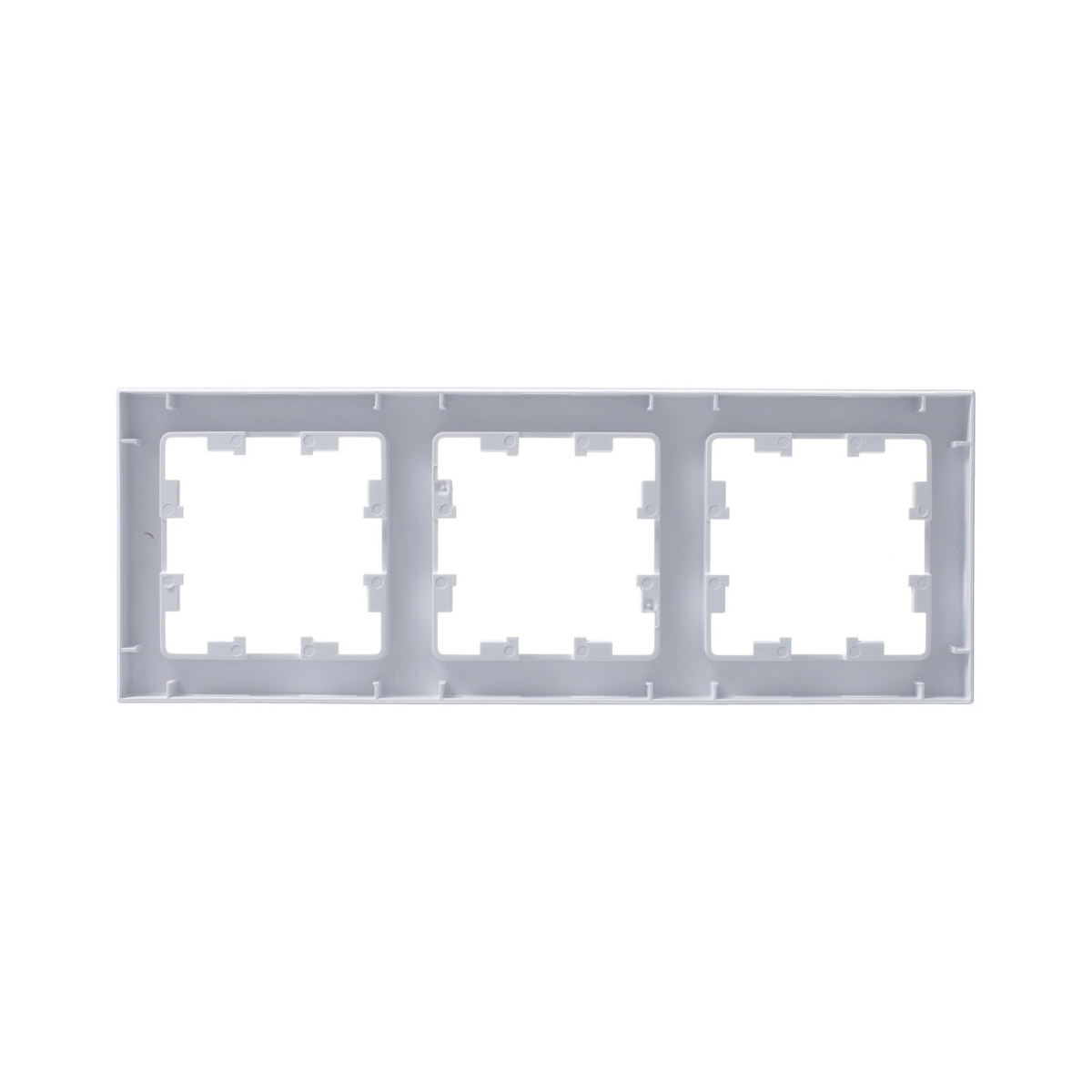 Рамка "atlasdesign" 3-х местн. универс., белый (1/15/90) "schneider"