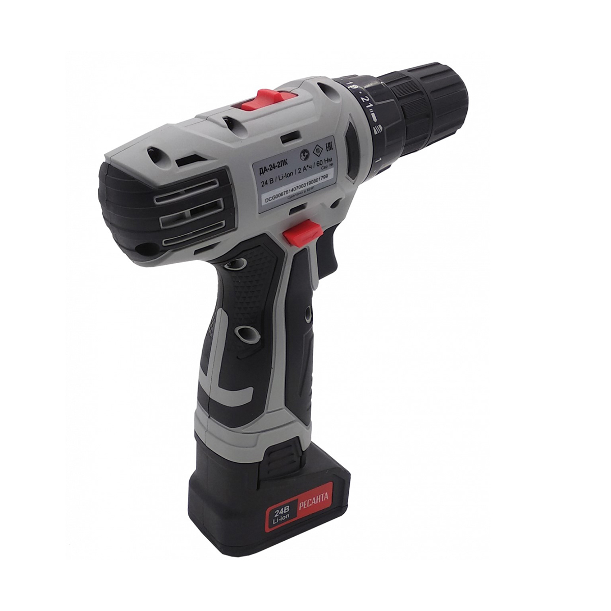 Дрель-шуруповерт аккум. да-24-2лк "ресанта"
