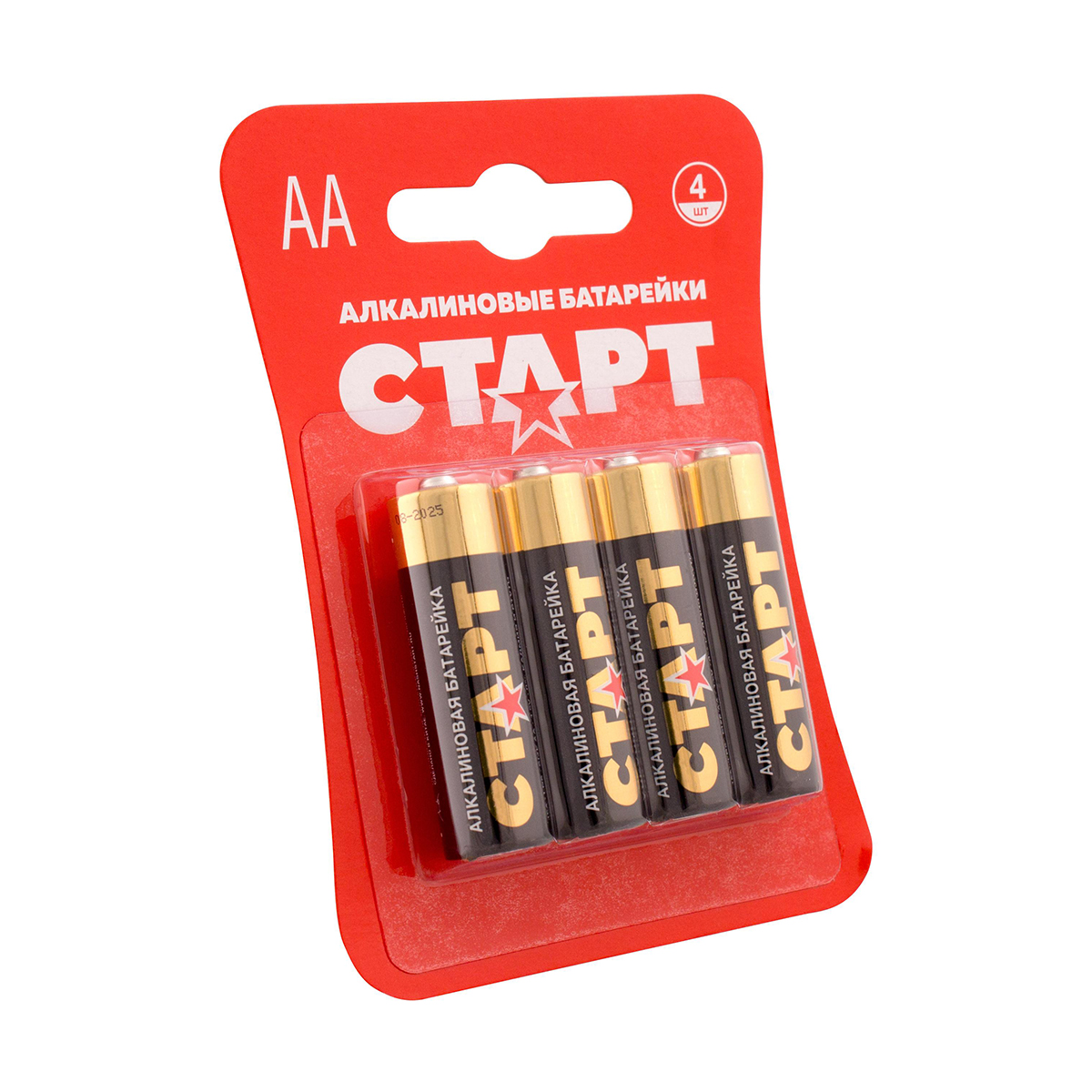 Батарейка "старт" lr6-bl4 тип аа (4 шт. в блистере) (10/180)