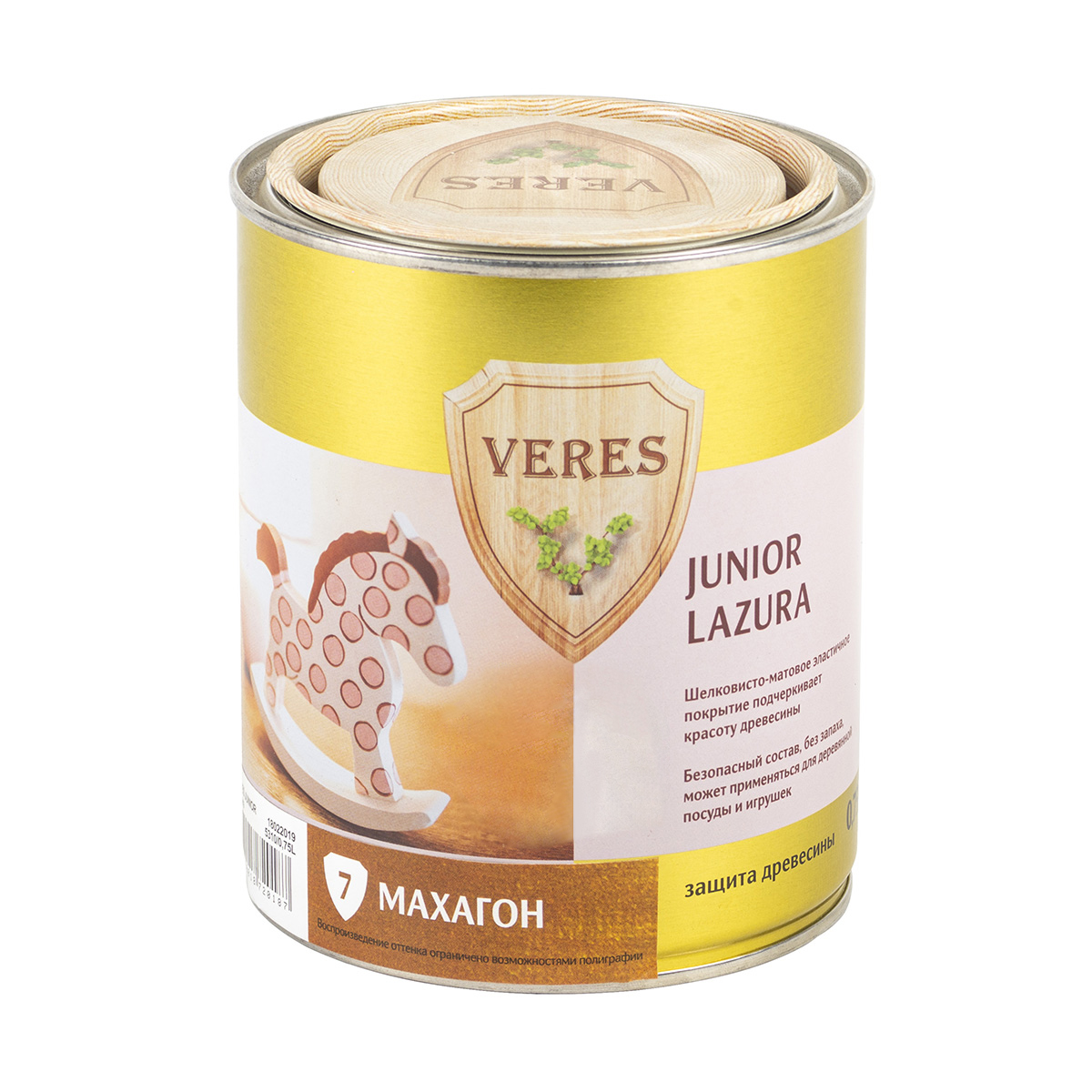 Верес джуниор № 7 махагон 0,75 л (1/4) "veres"