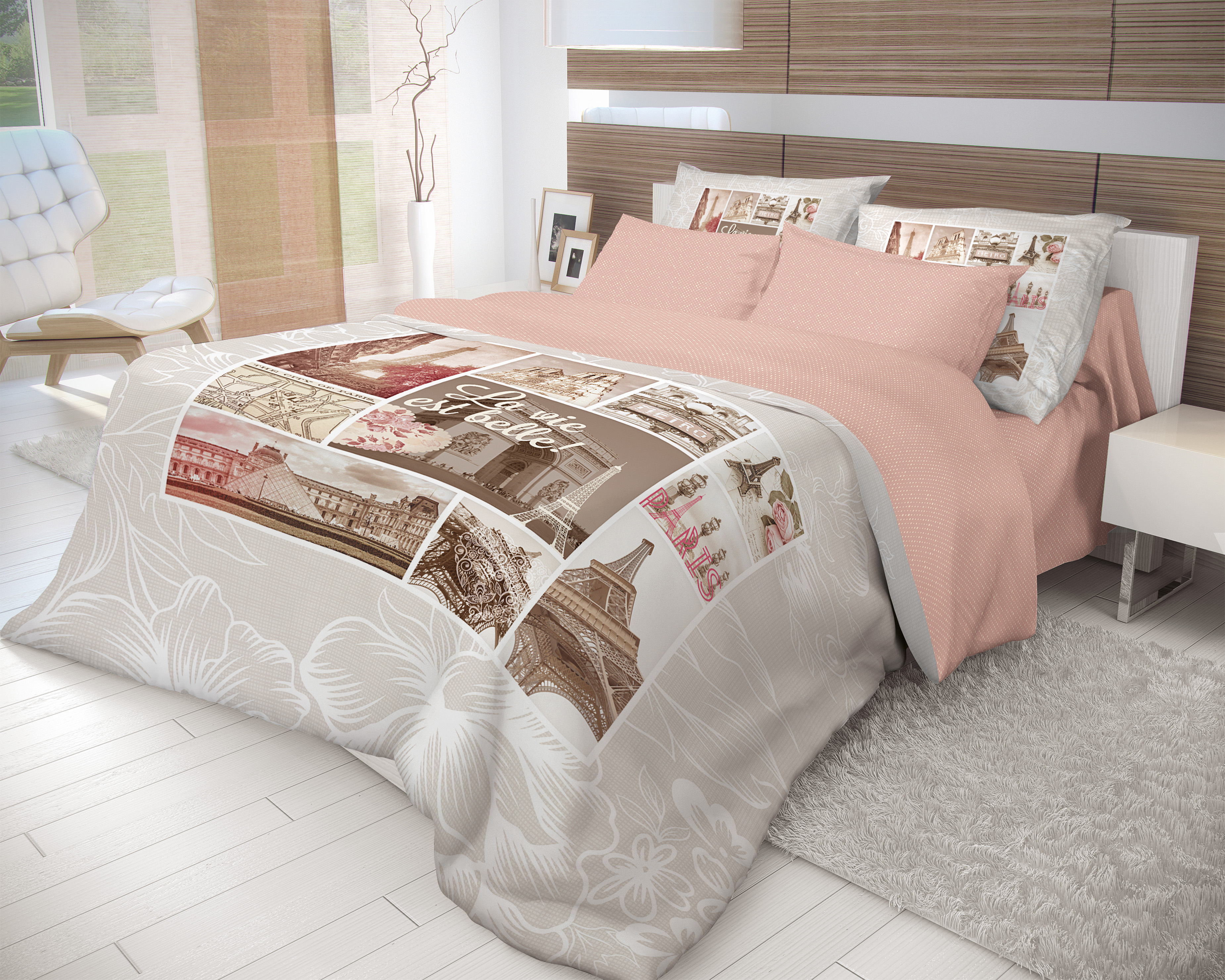 Постельное белье "волшебная ночь" lafler 1,5 сп. (ранфорс) (1)