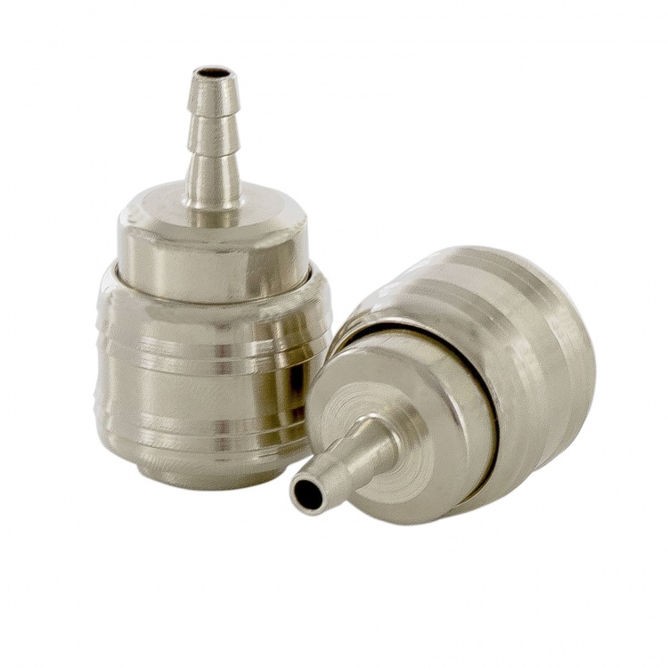 Муфта универсальная быстросъемная ("мама"), 1/4, со штуцером "елка" под шланг 6 мм, 2 шт, Stels (57052)