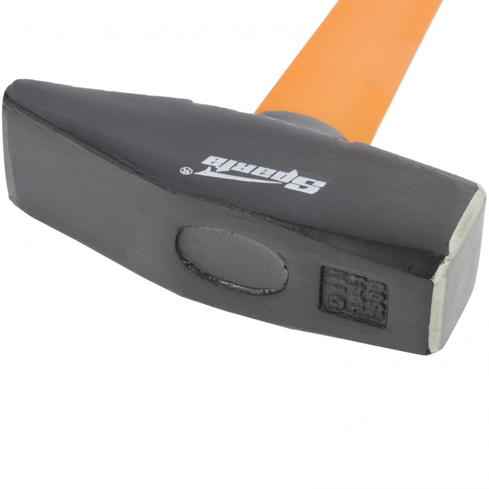 Молоток слесарный, 1500 г, фибергласовая обрезиненная рукоятка Sparta (10381)