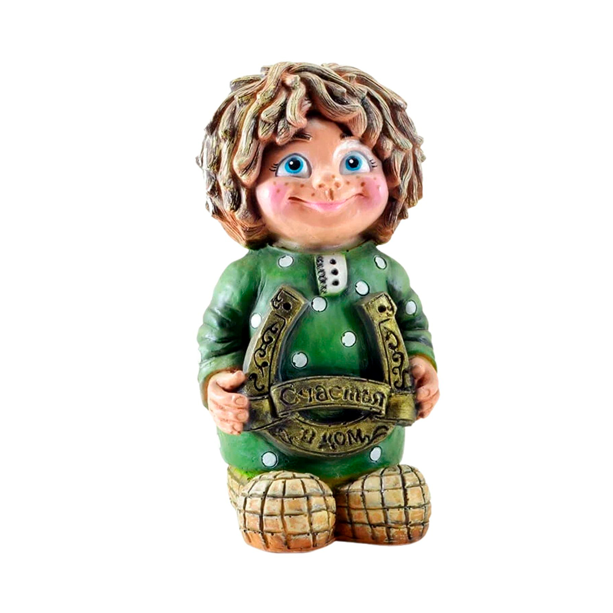 Фигурка садовая "домовенок кузя счастье в дом" (1/5) "сказка" jng431