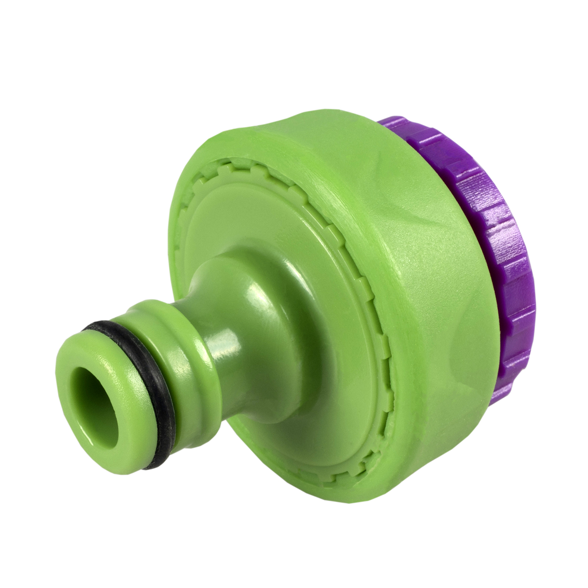 Адаптер внешний для шлангов 3/4"- 1" пластм. с резин. покрытием (20/240) "don gazon" 096-5807