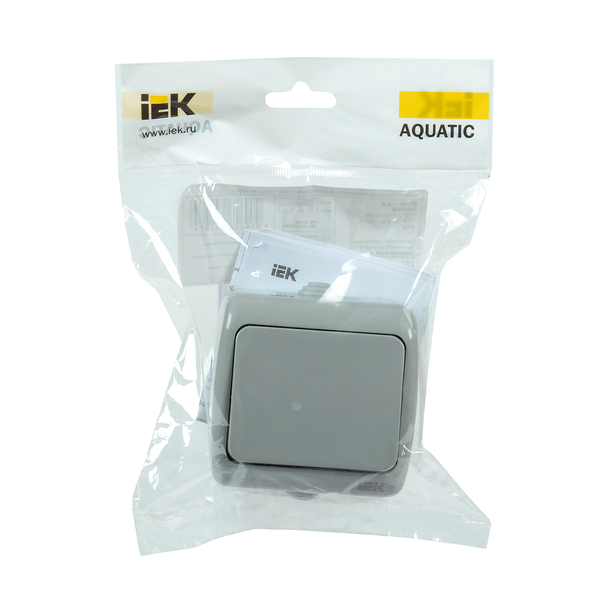 Выключатель открыт. уст. "aquatic" 1 кл. вс-20-1-0-а, 10а, ip54 (1/10/120) "iek"