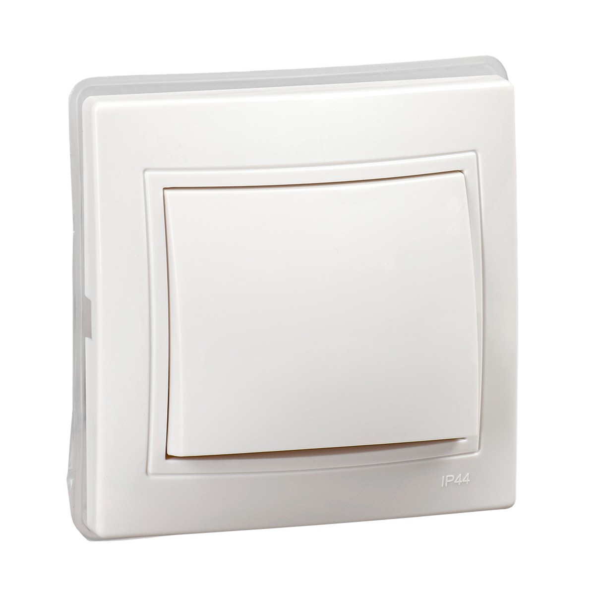 Выключатель "kvarta" 1 кл. вс10-1-0-кб-44, 10а, белый (1/8/160) "iek"