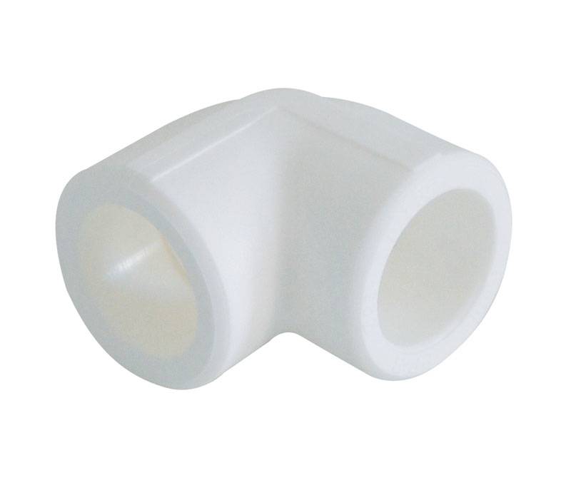 Угольник равнопроходной KALDE 90° 110 мм полипропиленовый PP белый