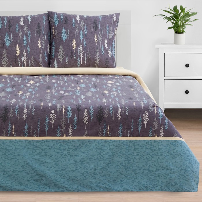 Постельное белье "этель" motives fall евро (бязь) (1/5) 4797419