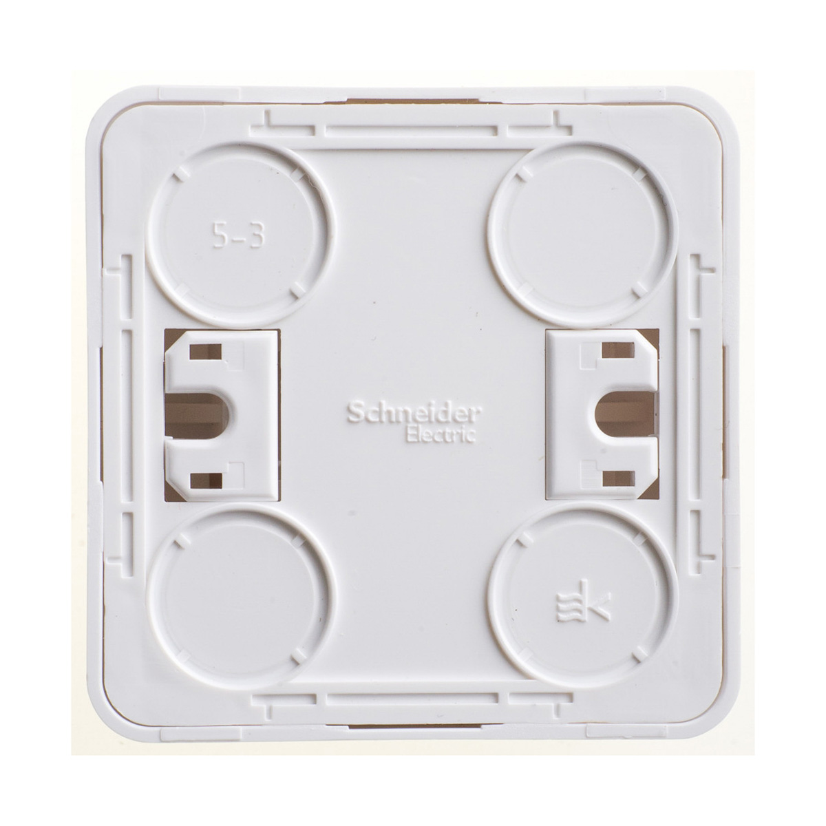 Выключатель открыт. уст. "этюд" 1 кл. с самовозвратом 10а, белый (1/25/200) "schneider"