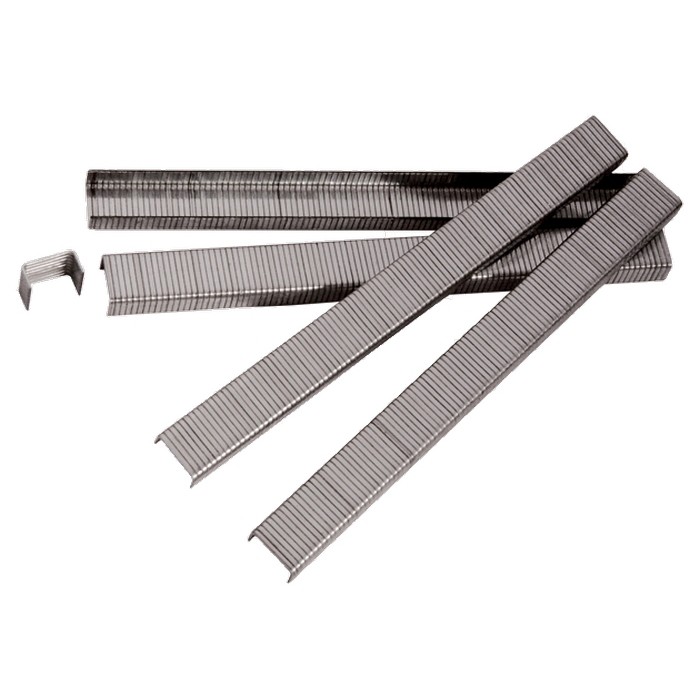 Скобы для пневматического степлера, 8 мм, ширина 1.2 мм, толщина 0.6 мм, ширина скобы 11.2 мм, 5000 шт Matrix (57654)