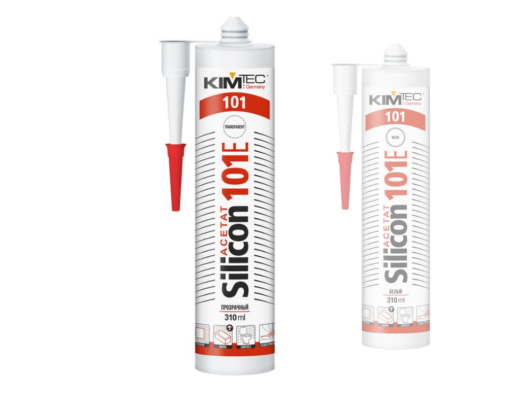 Герметик силиконовый KimTec Silicon 101E 310 мл