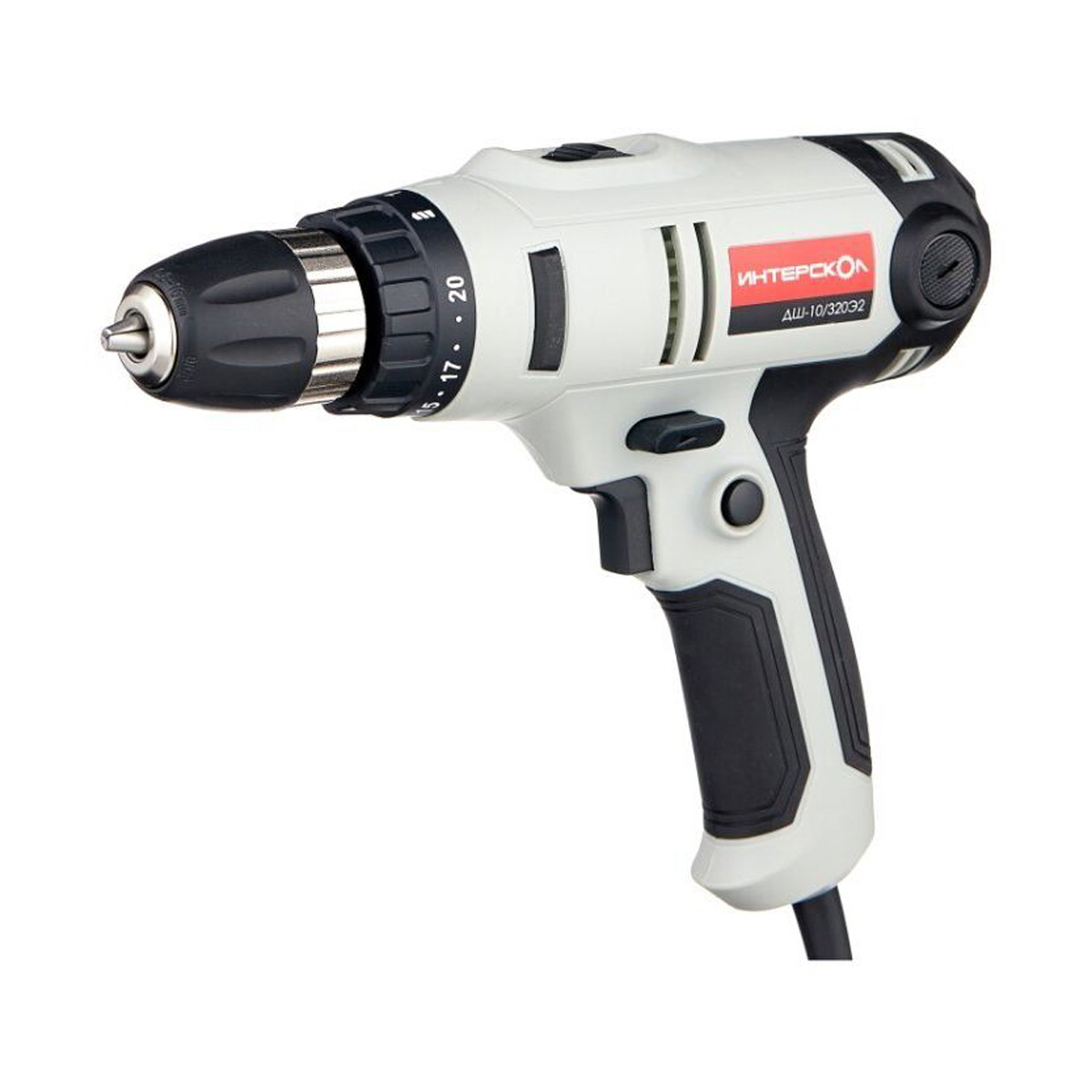 Дрель-шуруповерт дш-10/320э2 (1/8) "интерскол" 220.1.1.00