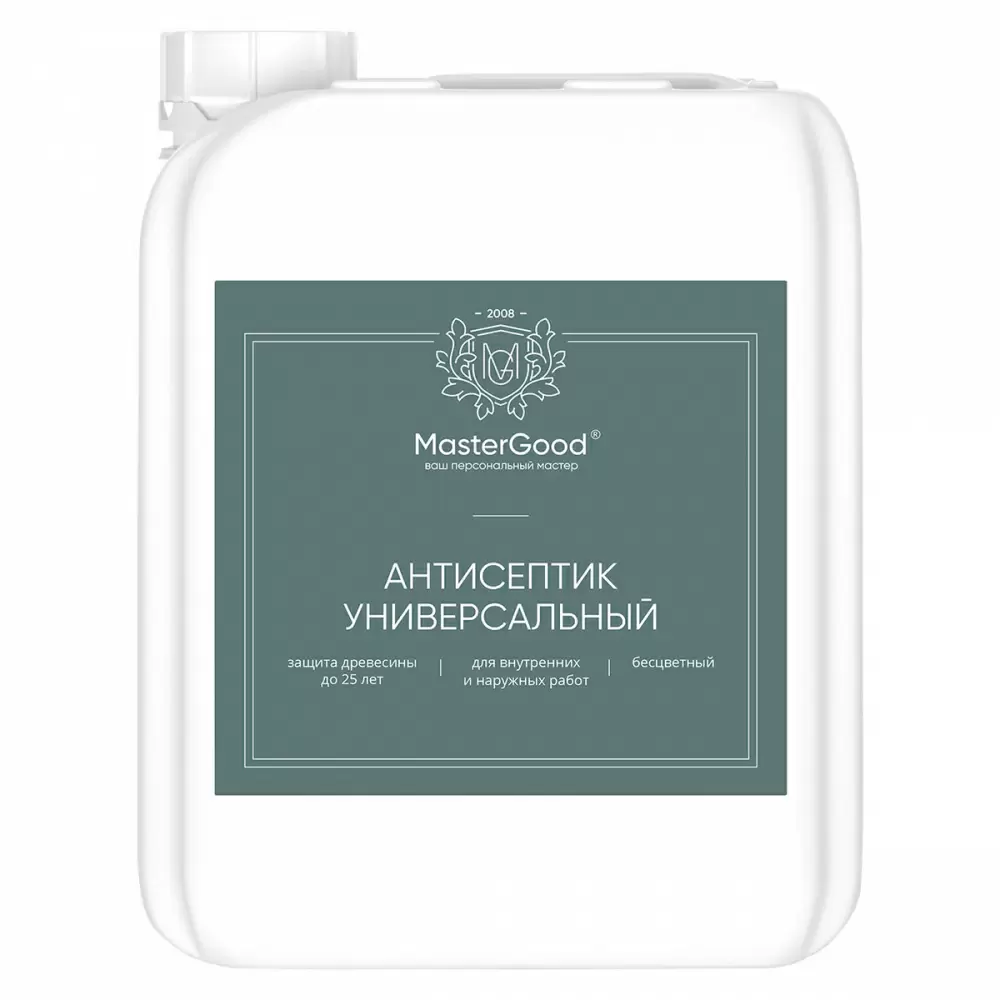 Master Good Антисептик универсальный для дерева бесцветный (10кг)