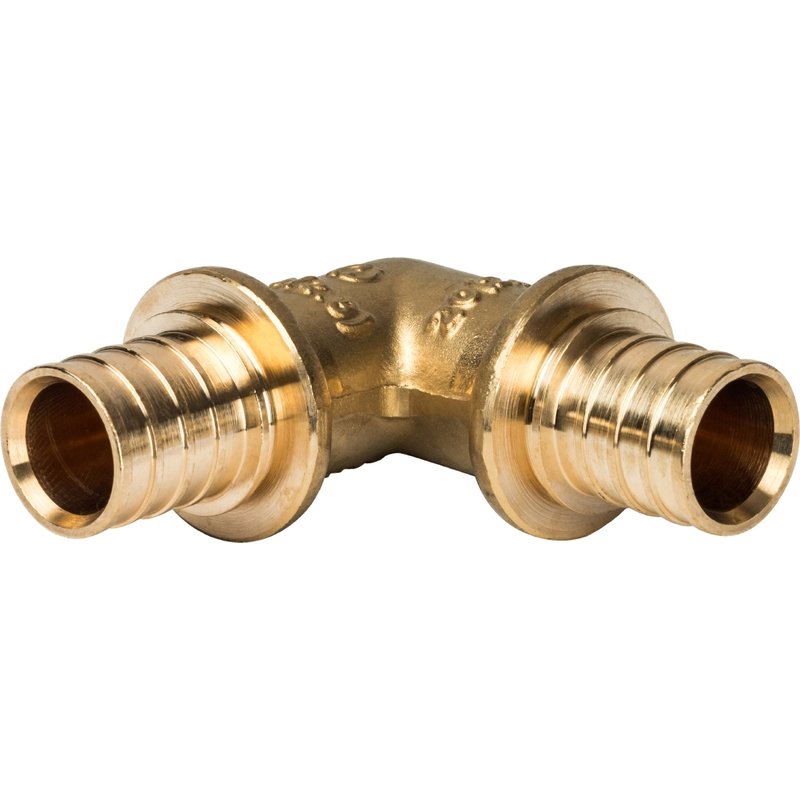 Угольник 90° 20 мм аксиальный для труб PE-X STOUT