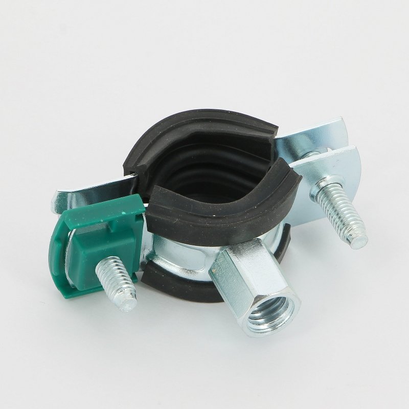 Хомут для труб Walraven KSB2 М8/М10 1/2" ( ⌀ 20-23 мм) шумопоглощающий, EPDM, быстрый замок