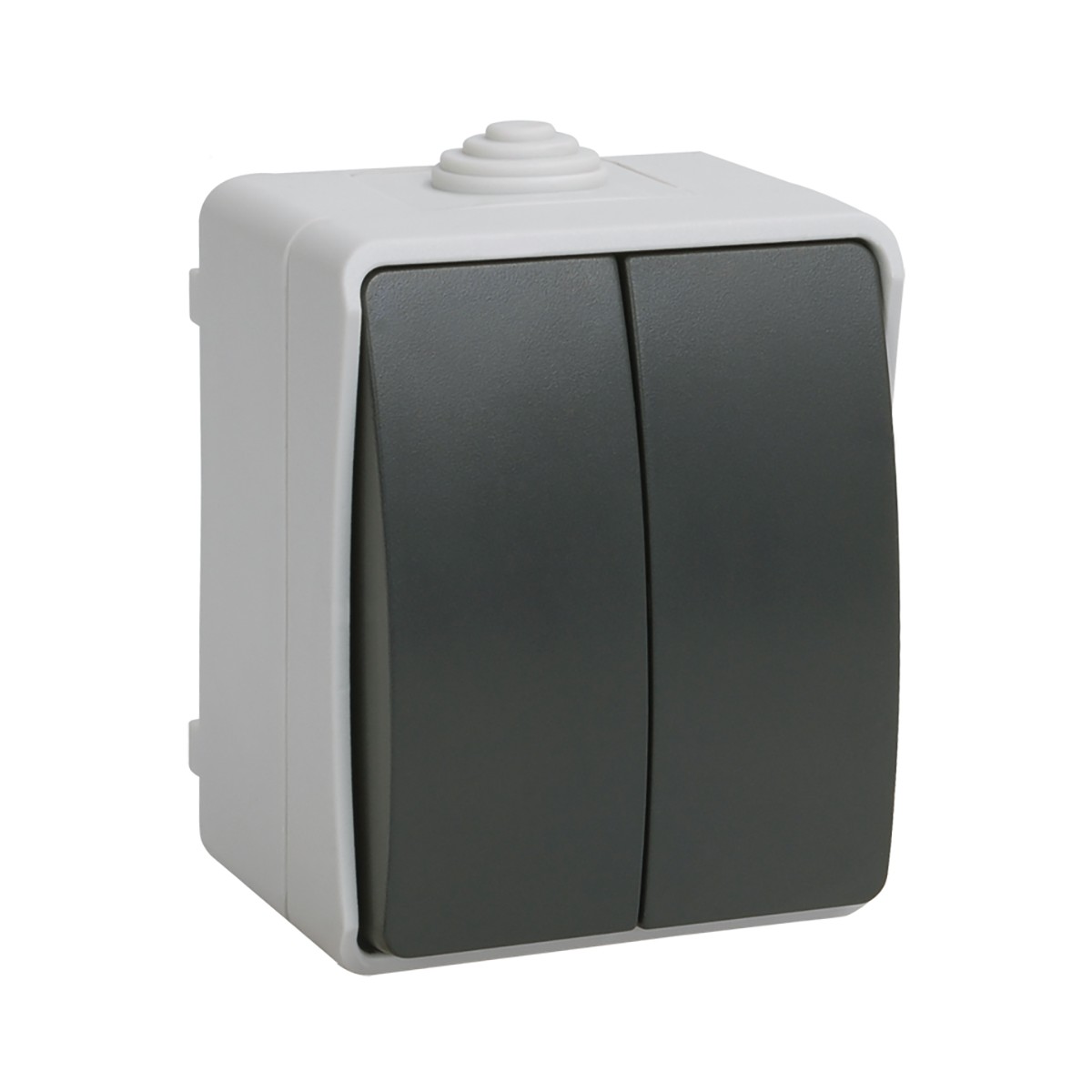 Выключатель открыт. уст. "форс" 2-х кл. вс20-2-0-фср, ip54 (1/10/100) "iek"