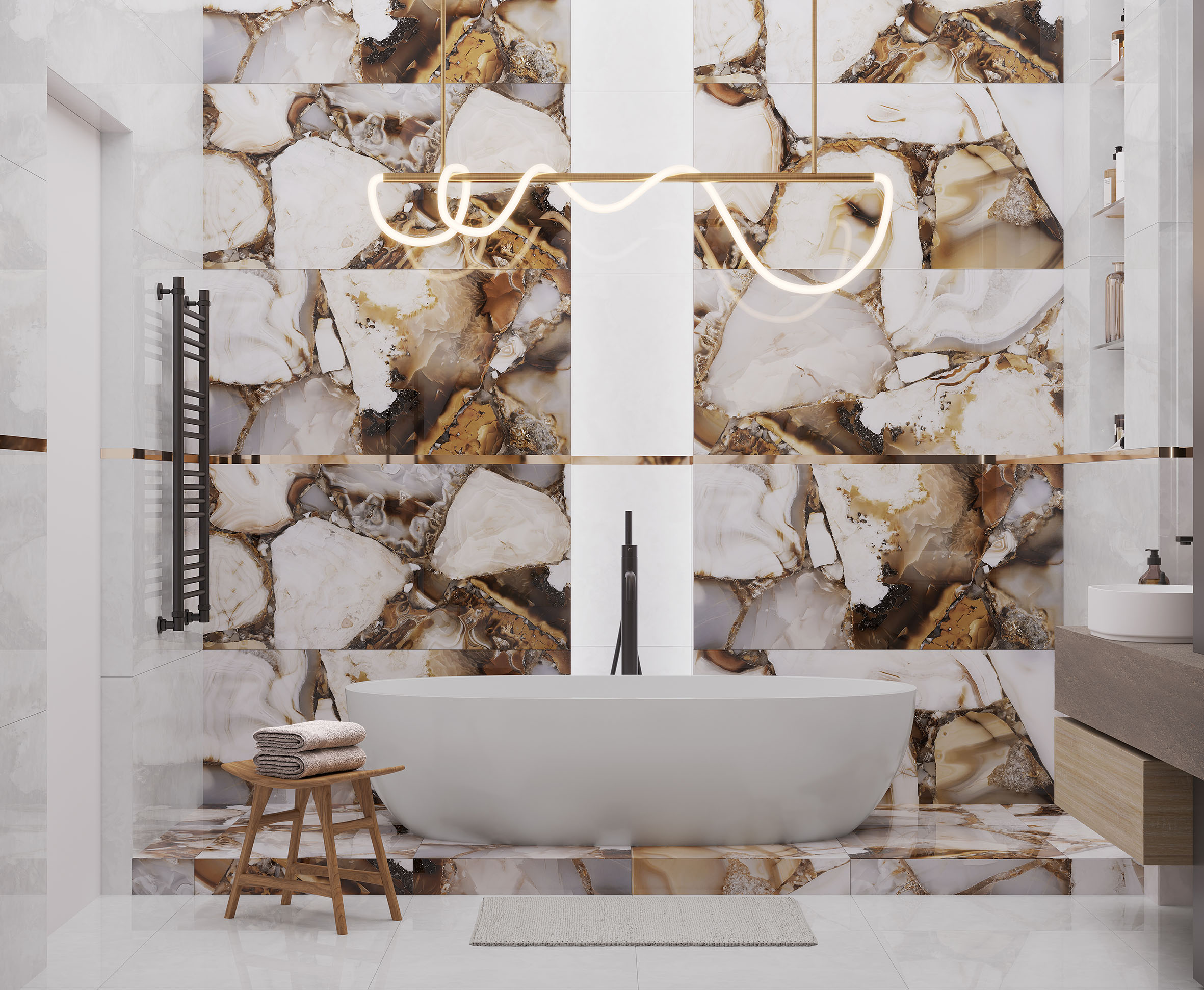 Sirius gold керамогранит полированный 60x120