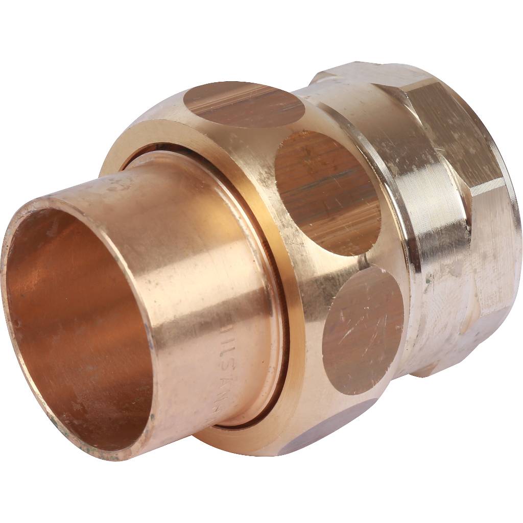 Американка (сгон) 35x1"1/4 ВР самоуплотняющаяся под пайку SANHA бронзовый 1434035114