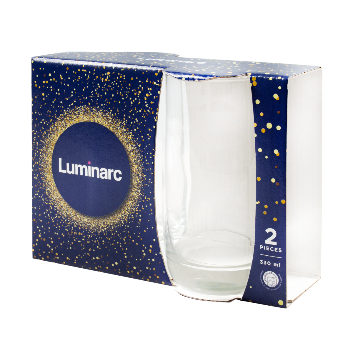 Стакан высокий "французский ресторанчик" 330 мл (набор 2 шт.) (1/10) "luminarc"