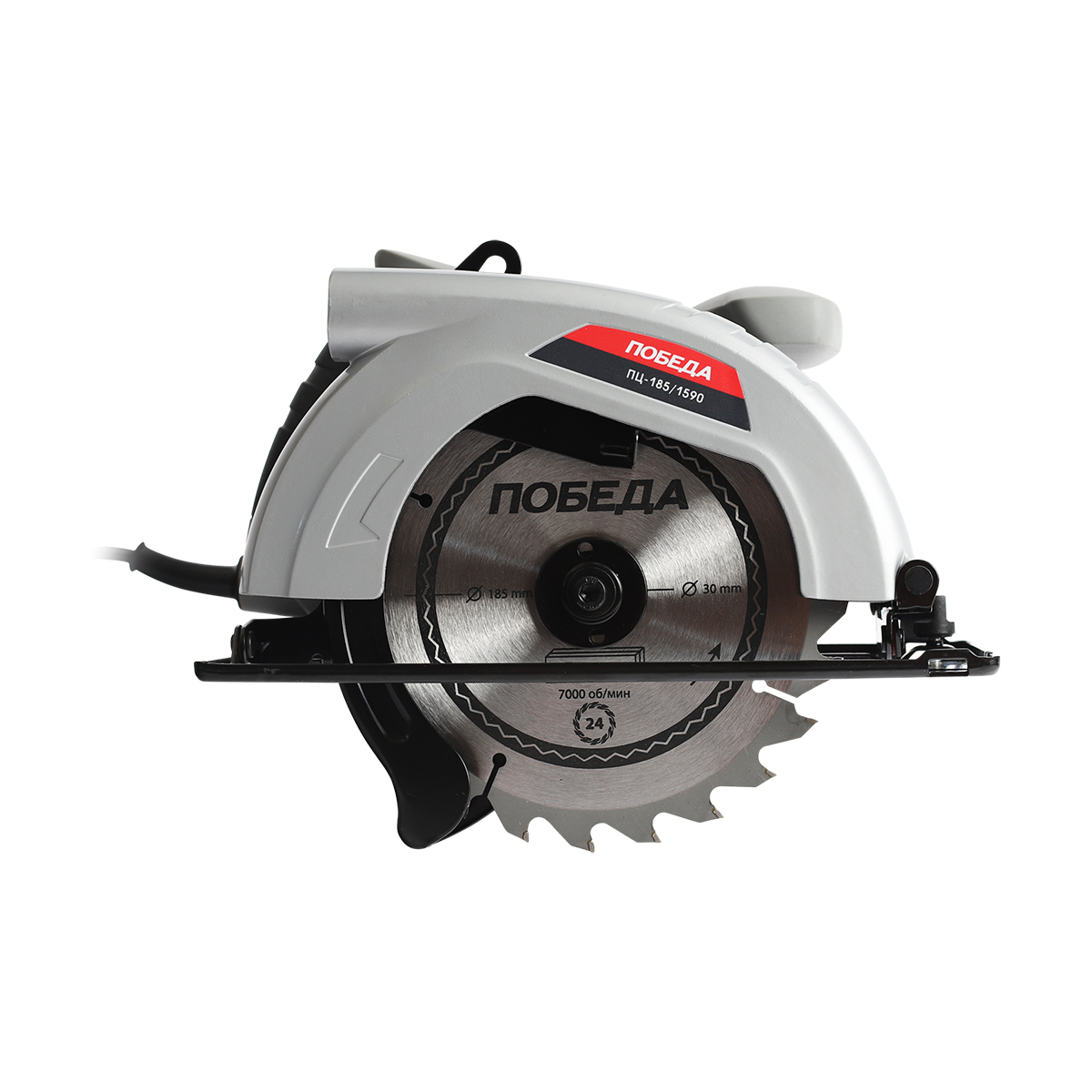 Пила циркулярная (дисковая) пц-185/1590 (1/4) "победа" 190301590